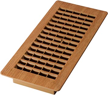 Decor Grates PL410-OC 4-Inch by 10-Inch Plastic Floor Register, Oak Caramel