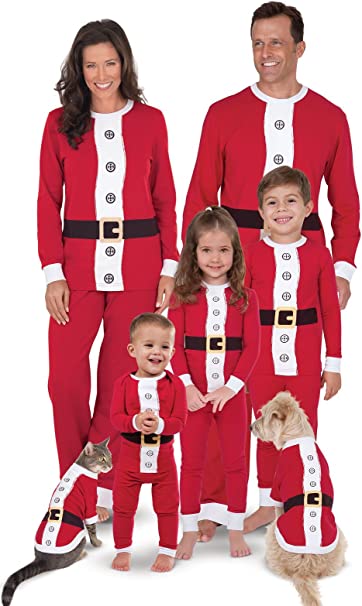 PajamaGram Family Christmas PJs Matching Sets - Family Christmas Pajamas, St. Nick
