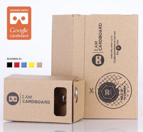 I AM CARDBOARD 45mm Focal Length Virtual Reality Cardboard Kit with NFC Tag Google Cardboard - Box Color