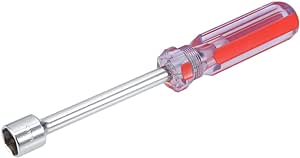 uxcell Non-Magnetic 13mm Nut Driver Red Coded Handle with 3.7 Inch Shaft