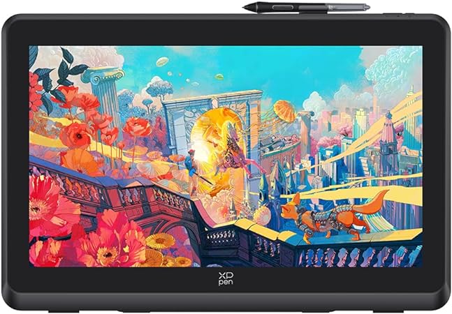 XPPen Artist 22 Plus Drawing Tablet with Screen Art Tablet with Full Laminated Anti-Glare Screen 16384 Pressure Levels X3 Pro Stylus Computer Graphic Tablet (22 inch)