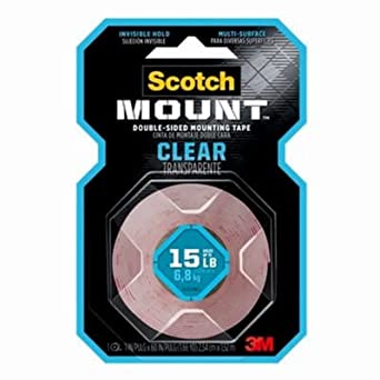 Scotch-Mount Clear Double-Sided Mounting Tape