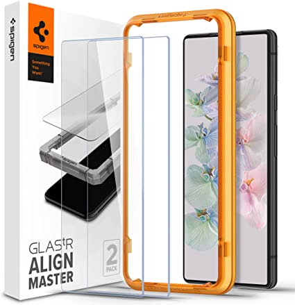 Spigen Tempered Glass Screen Protector [GlasTR AlignMaster] designed for Pixel 7 [Case Friendly] - 2 Pack