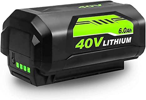 Upgraded 6000mAh Lithium-ion OP4060A Replacement Battery Compatible with Ryobi 40V Battery OP4050A OP40601 OP4026A OP4040 OP4030 OP4050 OP4015 Cordless Power Tools (1 Pack)