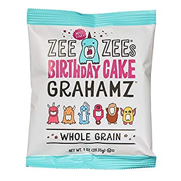 Zee Zees Grahamz, Birthday Cake 1 oz, 24 pack