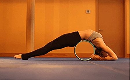 zuwit Yoga Exercise Wheel for Improving Spine Flexibility &Releasing Muscle Tension &Stretching and opening the chest, shoulders, back, hips and psoas. Challenge in hundreds of yoga poses!