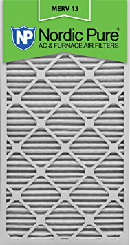 Nordic Pure 16x30x1M13-6 16x30x1 MERV 13 Pleated AC Furnace Air Filter, Box of 6, 1-Inch