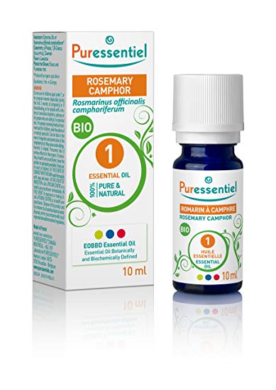 Puressentiel Rosemary Camphor Organic Essential Oil, 0.34 fl. oz.