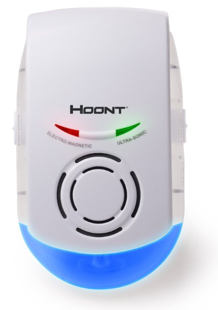 Hoont Indoor Powerful Plug-in Pest Repeller with Night Light - Eliminate All Types of Insects and Rodents