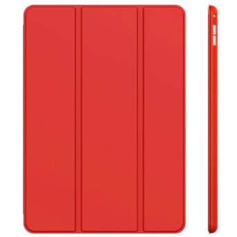 iPad Pro Case, JETech® iPad Pro Slim-Fit Smart Case Cover for Apple iPad Pro 12.9" 2015 with Auto Sleep/Wake Function (Red)