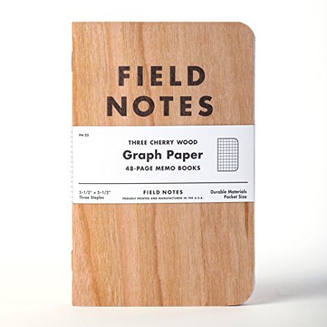 Field Notes Cherry Graph 3-Pack