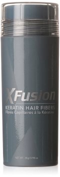 X-Fusion Keratin Hair Fibers for Unisex Light Brown Net WT 28g 098 oz