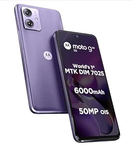 Motorola G64 5G (Ice Lilac, 12GB RAM, 256GB Storage) | Expandable Upto 2TB | Upto 24GB RAM with RAM Boost | 50MP (OIS)   8MP | 16MP Front Camera | MediaTek Dimensity 7025 Processor | 6000 mAh Battery