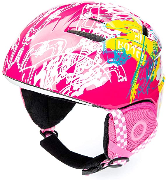 BeBeFun Toddler and Child ski Skate Helmet 48-52cm Small Size Especially Design for 2-6 Years Toddler Kids.