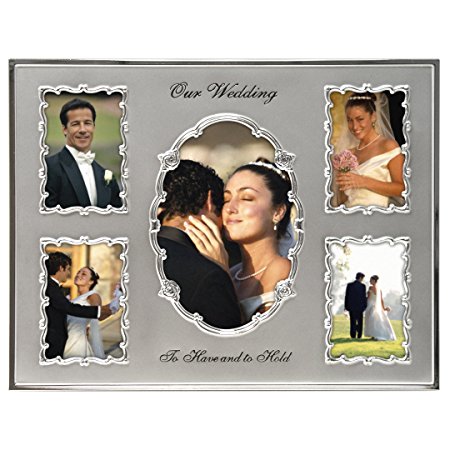 Malden Our Wedding 5-Opening Collage Frame, 5-Openings in a Variety of Sizes