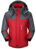 Ubon Mens Waterproof Mountain Jacket Fleece Windproof Ski JacketBlack