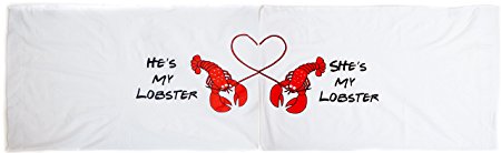 He’s My / She’s My Lobster Pillowcase Set, inspired by Friends