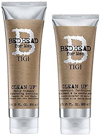 Tigi Bed Head Men Clean Up Combo Shampoo 8.45 Oz. Conditioner 6.76 Oz