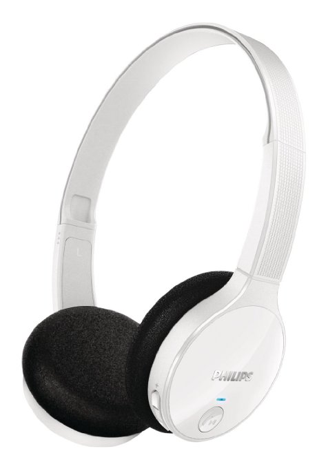 Philips SHB4000WT/28 Bluetooth Stereo Headset, White