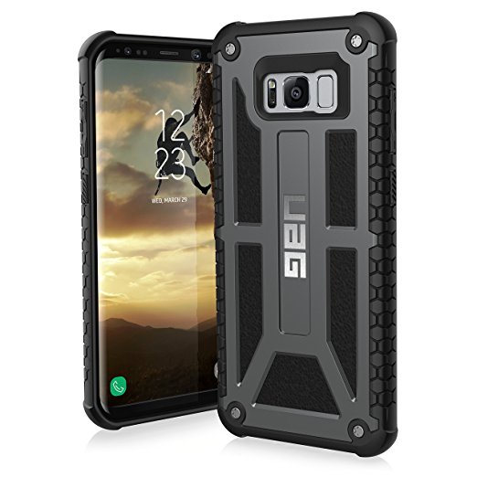UAG Samsung Galaxy S8  [6.2-inch screen] Monarch Feather-Light Rugged [GRAPHITE] Military Drop Tested Phone Case