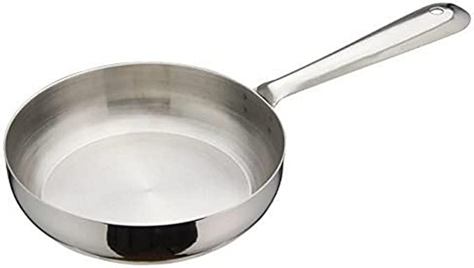 WINCO Mini Fry Pan, 5-inch, Silver