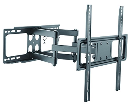Husky Mount Full Motion TV Wall Mount Bracket Fits Most 32"-70" LED LCD Flat Screen Up to 88 lbs