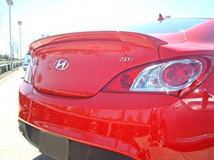 Accent Spoilers - Spoiler for a Hyundai Genesis Coupe 2dr. Factory Style Flush Mount Spoiler-Ceramic White Paint Code: NAA
