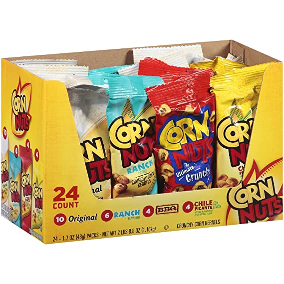 Corn Nuts Crunchy Corn Kernels Variety Pack - 1.7 oz. - 24 pk