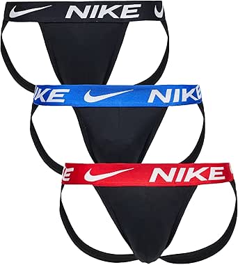 Nike Men`s Dri-FIT Essential Micro Jock Strap 3 Pack