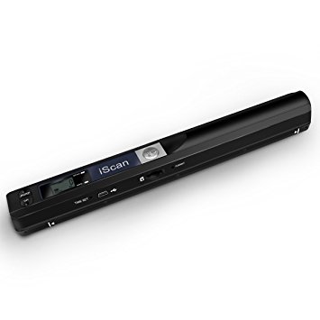 AOZBZ Portable Document Scanner, 900DPI Hand Held USB Image Scanner A4 Colour Photo Mobile Scanner Handy Scan ( JPG/PDF Format, High Speed USB 2.0, Micro Need SD/TF Card But Not Included )