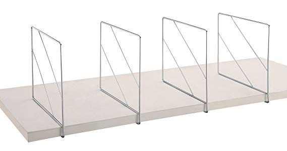 Organize It All Stackable Shelf Divider, 2-Piece Per Set