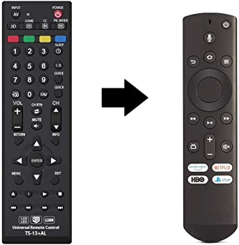 Universal CT-RC1US-19 Remote Control for All Toshiba Fire TV Edition, Smart TV, LED/LCD TV and Toshiba fire tv with Learning Function - 1 Year Warranty