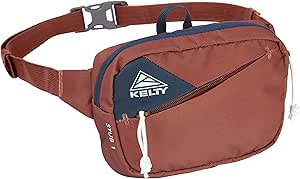 Kelty Stub 1 Liter Hip Pack, Gingerbread/Reflecting Pond, Front Zippered Organization Pocket, Adjustable Hip Belt for Multiple Carry Styles - Hands-Free Carry for Hiking, Travel & More