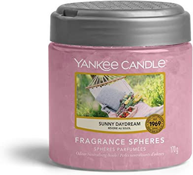 Yankee Candle Fragrance Spheres Air Freshener | Sunny Daydream | Lasts Up to 30 Days | Garden Hideaway Collection