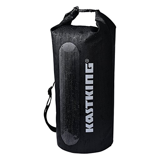 [CLEARANCE SALE] - KastKing Dry Bag Waterproof Roll Top Sack for Beach, Hiking, Kayak, Fishing, Camping, and Other Outdoor Activities - Tough Durable 100% Waterproof 500D PVC Material Dry Bag