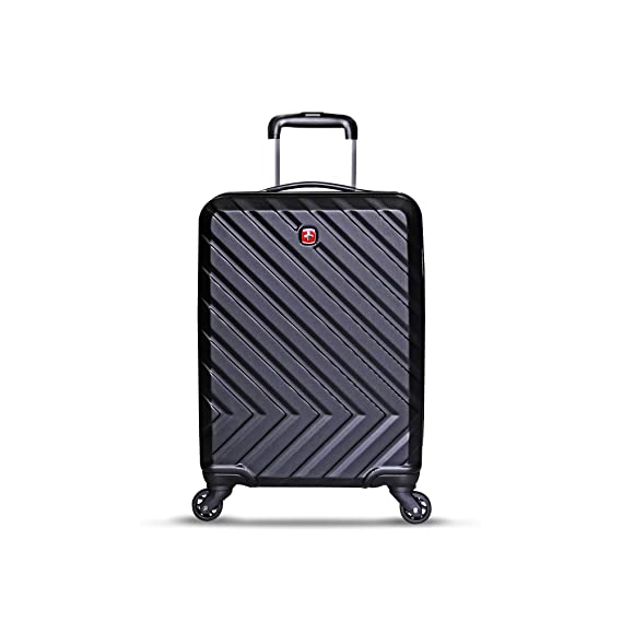 Swiss Gear ABS 55 cms Black Hardsided Cabin Luggage (SW37400202152)
