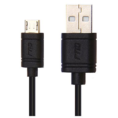 RND Micro to USB Cable for Smartphones (1 meter/3.2 feet/black)