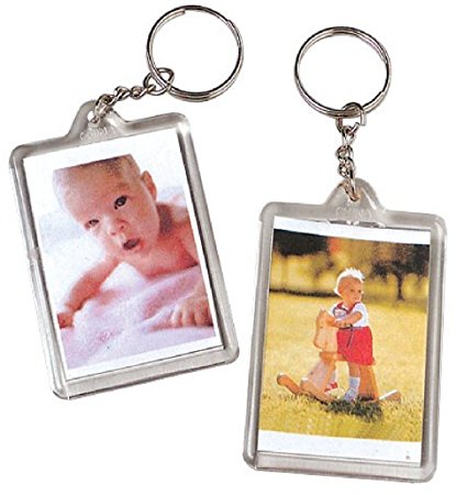 Photo Key Chains wallet size 1 in. x 2 in. photo 12/Pk