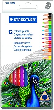 Staedtler 12CT Triangular Colored Pencils (1270 C12A603ID)