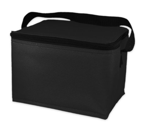EasyLunchboxes Insulated Lunch Box Cooler Bag Black