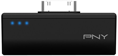 PNY DCP2200 2200mAh 1 Amp PowerPack - Portable Rechargeable Battery Charger with built-In 30-pin connector for Apple iPhone