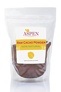 Cacao Powder Unsweetened Pure Raw. 2 Lb Nourishing Chocolate Delight. Use for baked goods, smoothies, hot and cold beverages, cakes, treats etc. 100% All Natural From Aspen Naturals