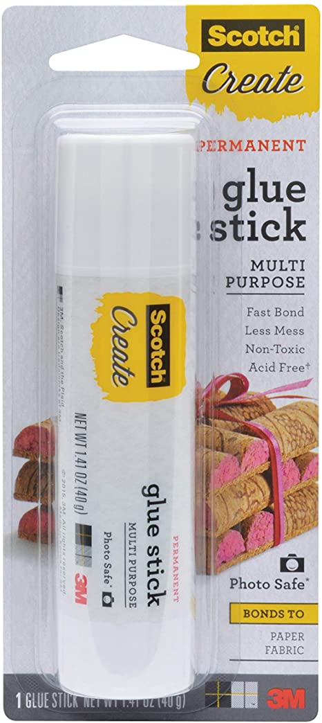 Scotch Glue Sticks, 4 packs, 1.41 oz/stick, 5.64 oz total (003-CFT)