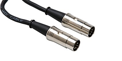 Hosa MID-515 Serviceable 5-pin DIN to Serviceable 5-pin DIN Pro MIDI Cable, 15 feet
