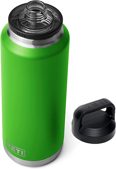 YETI Rambler 46 oz Bottle, Vacuum Insulated, Stainless Steel with Chug Cap, Canopy Green