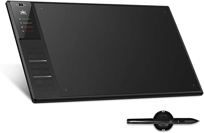 HUION WH1409 Wireless Graphic Drawing Tablet 8192 Pen Pressure Pen Tablet with 12 Press Keys