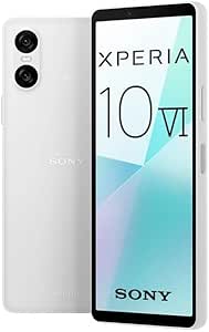 Sony Xperia 10 VI 5G XQ-ES72 128GB 8GB RAM Factory Unlocked (GSM Only | No CDMA – not Compatible with Verizon/Sprint) Smartphone Global Version Mobile Cell Phone – White