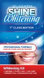 Shine Whitening - 1st Class Edition - Professional Teeth Whitening Kit 9733 2 5cc Syringes and Mouth Trays top and bottom 1 LED light 1 Retainer Case 2 Remin Gels