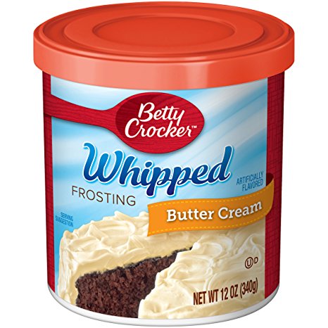 Betty Crocker Frosting, Whipped Gluten Free Frosting, Butter Cream, 12 Oz Canister