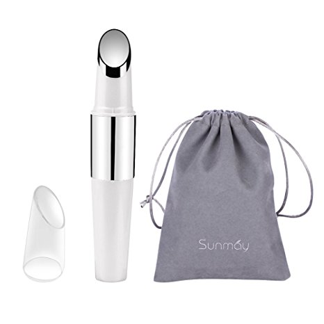 SUNMAY Facial Massager, Sonic Heated Treatment Ionic Wand for Skin Care of Eyes Face Neck